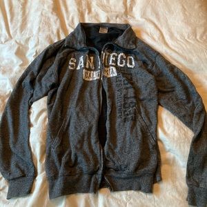 San Diego zip up sweater
